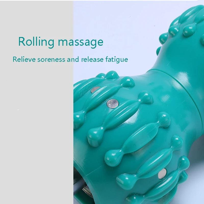 Multifunctional Magnetic Massage Roller Muscle Relief Spine Pinching Massage Roller For Back Shoulder Cervical