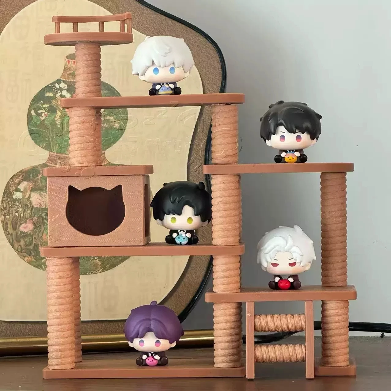 Love and Deepspace Chibi Figurines Sit Back and Enjoy These Adorable Colourful Fan Art Pieces Surroundings Trendy Gifts