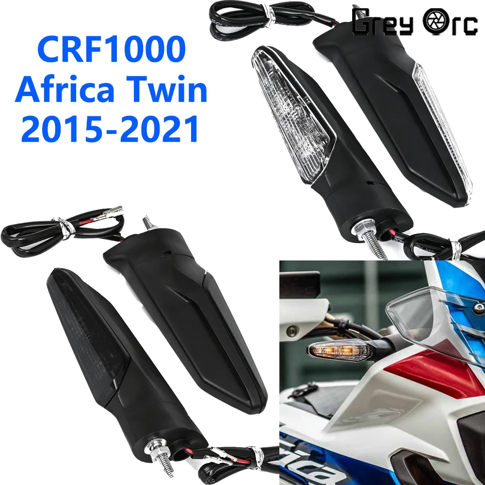 Motorcycle 2-Line Front/Rear Turn Signal Indicator Lights For Honda CRF1000 CRF 1000 L Africa Twin 2015-2021 Flashing Lights