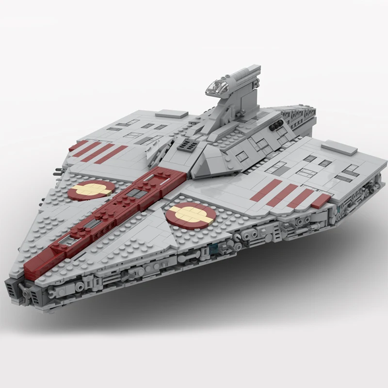 

1753PCS star Movie MOC Acclamator Venator level attack Cruiser spaceship model DIY creative ideas Child Toy Assembly Puzzle Gift