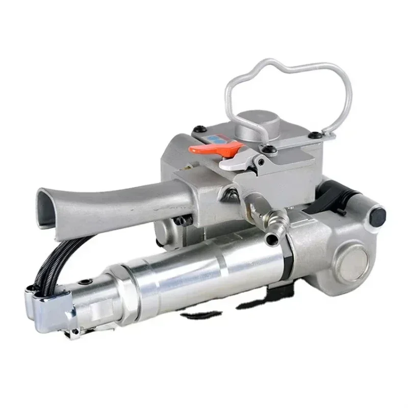 

Hot SalesA19 Handheld Hot Melt Pneumatic Non Buckle Handheld PPET Plastic Steel Strapping Machine Small Fully Automatic Strappin