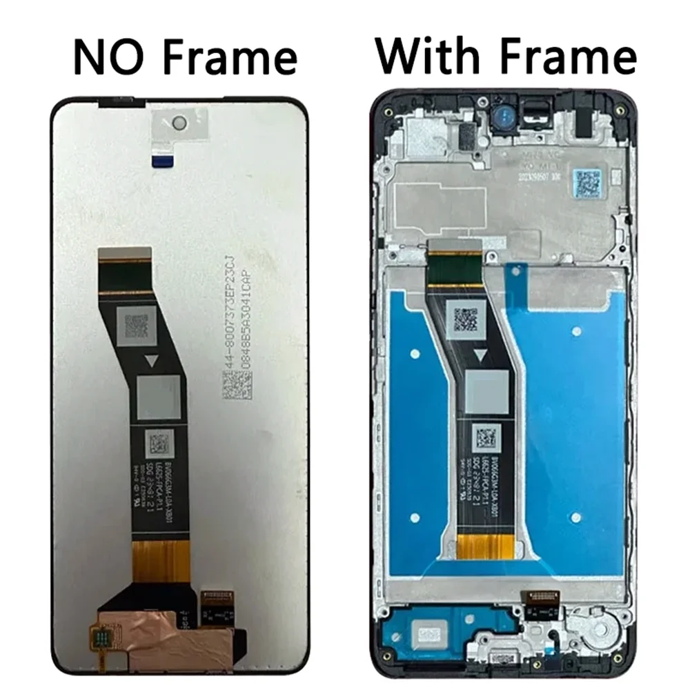 6.56 inches For Motorola G04 LCD Display Touch Panel Digitizer Assembly Screen Replacement For Moto G04 LCD With Frame XT2421-2