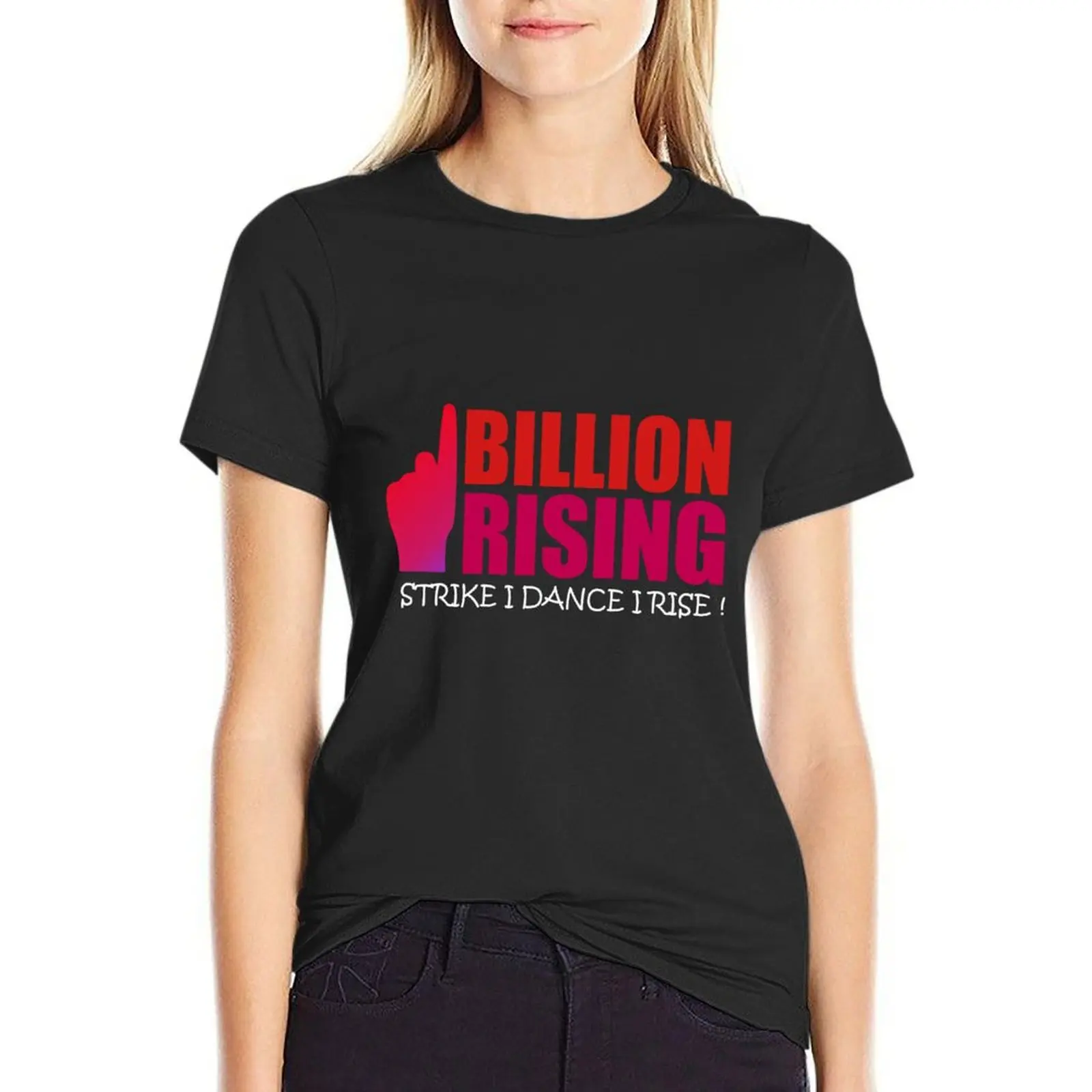 

One Billion Rising T-Shirt tops summer tops spring clothes Women 2024