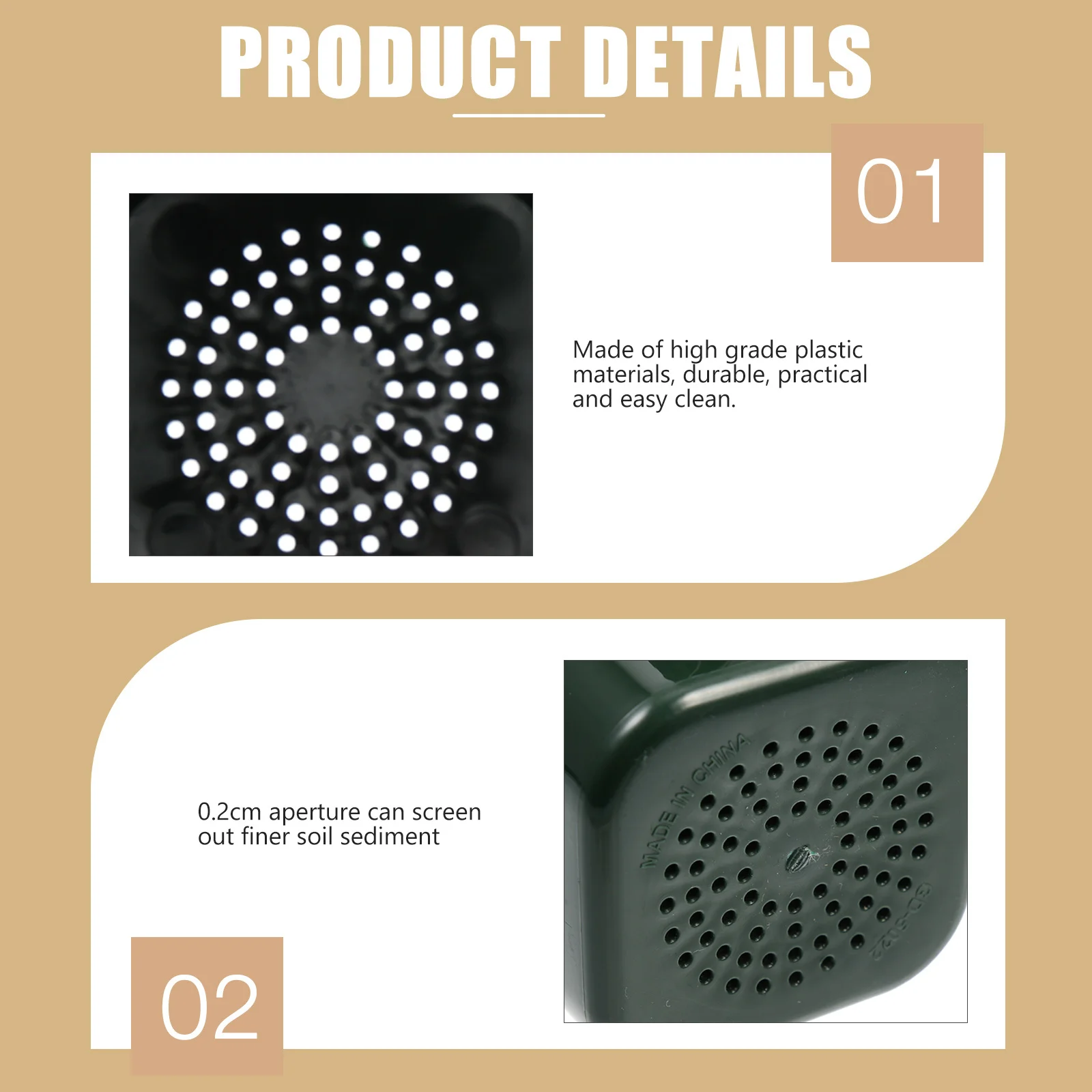 مجرفة رواسب خزان مريحة، مغرفة رمل بلاستيكية متينة لحوض السمك، أداة تنظيف عملية، مجرفة خزان الأسماك #5