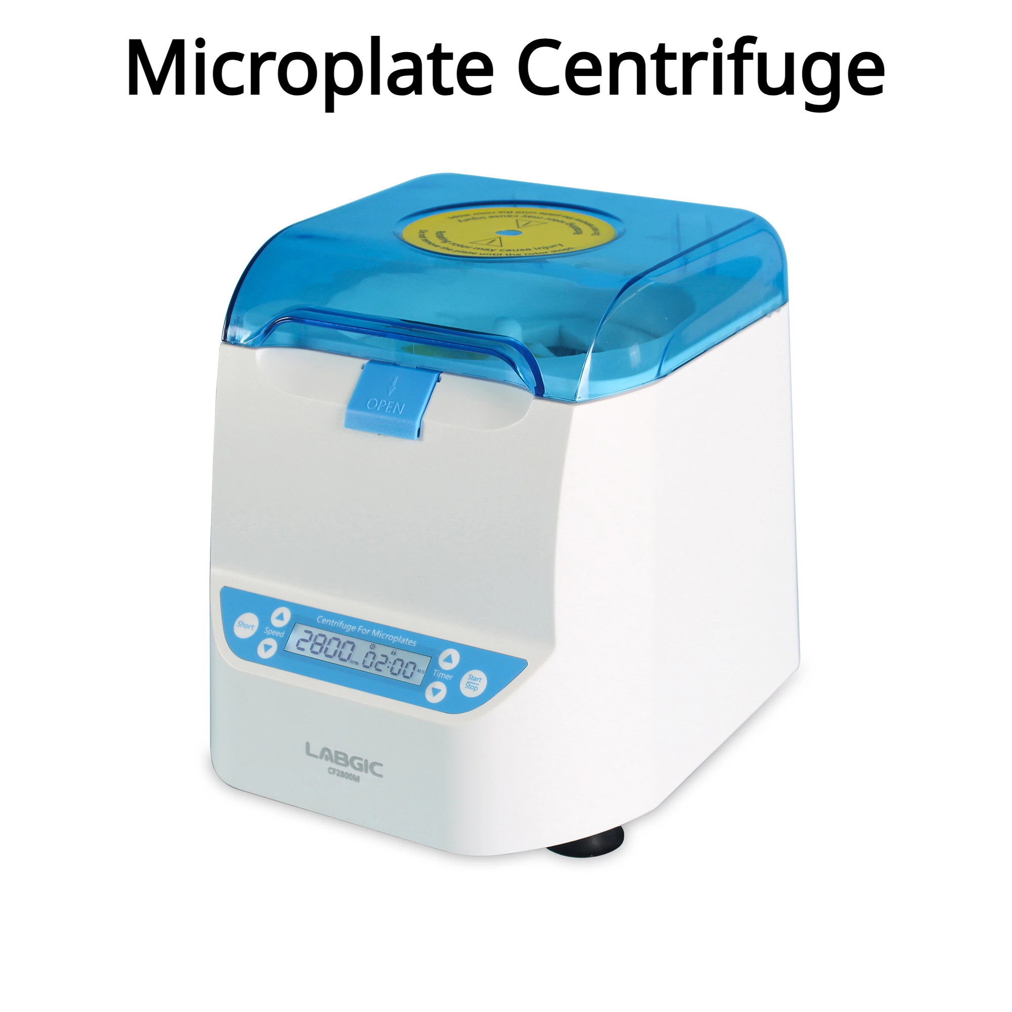 

LABGIC Lab Microplate Centrifuge Brushless DC Motor 2200~2800Rpm Suitable for 96 or 384 Wells and Small Volume Microplates.