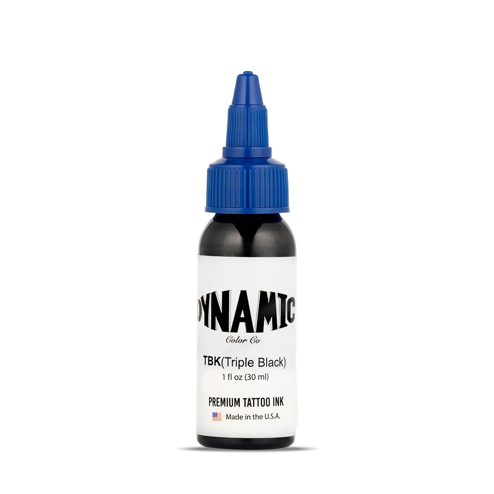 

30ML TBK Professional Black Tattoo Ink Body Art Tattoo Ink Vibrant Vegan Long Lasting No Color Loss Tattoo Ink (30ml/ Bottle)