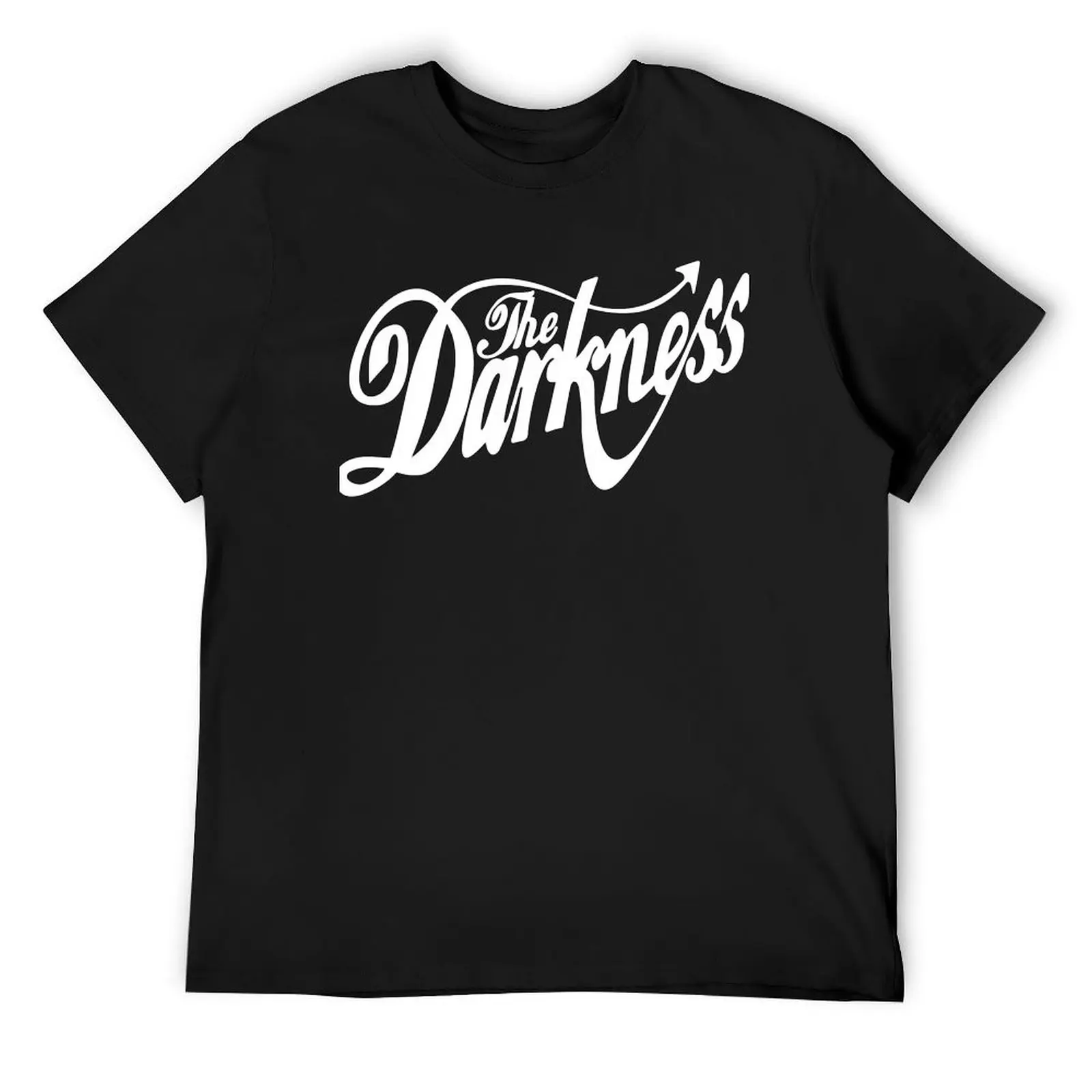 The Darkness Band White Text Classic T-Shirt oversized sweat plus size tops blue archive black t shirts for men