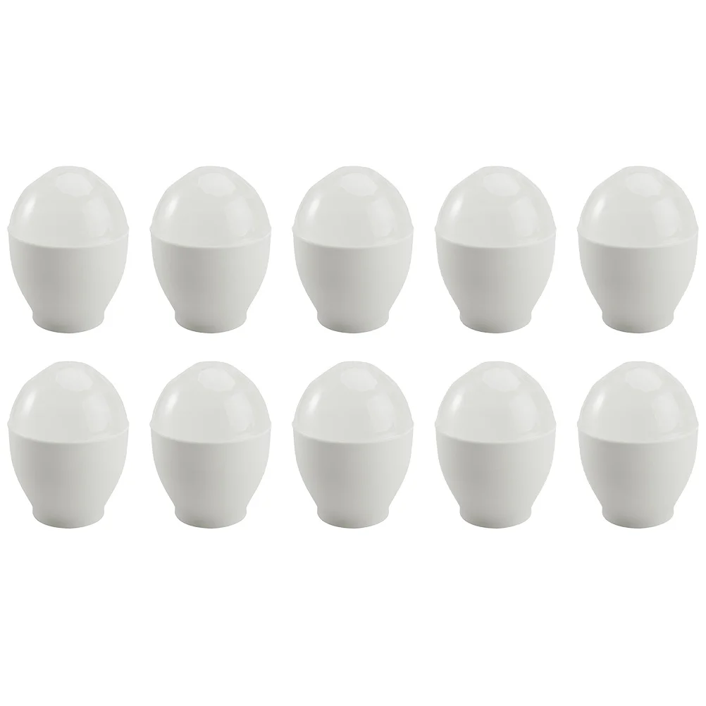 

10pcs Mini Steamed Egg Cup Microwave Pp Eggs Cooker Lightweight Food Grade Easy Clean Storage Poached Maker Egg Holder