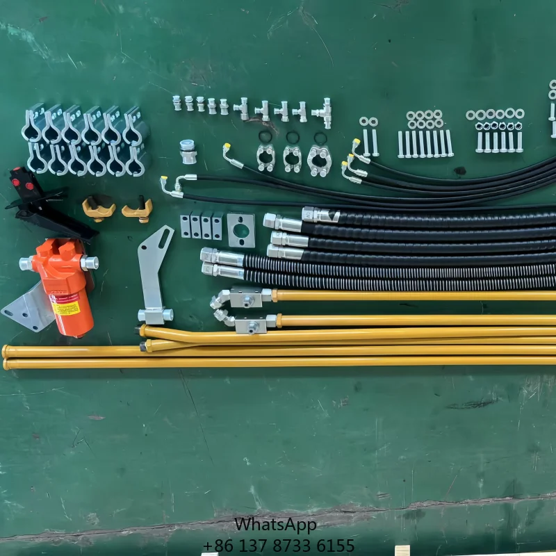 SY205H Excavator Aux Pipe Line Hydraulic Rock Breaker Hammer Piping Kits