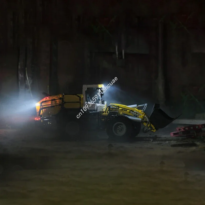 2498PCS MOC Transporter Liebherr L580 XPower: The Ultimate Loader City Engineering Model Building Blocks Stacking Brick Creative