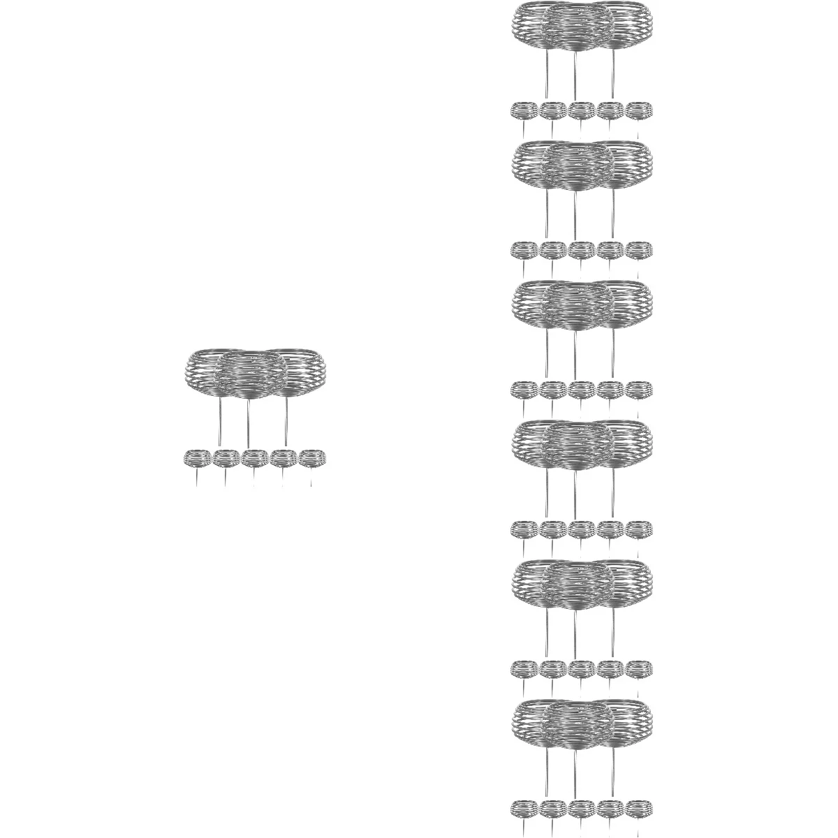 7 قطعة سلة الأسمدة النباتية الأوتوماتيكية ملحقات البستنة سلال شبكية غطاء حامل بلاستيكي #4