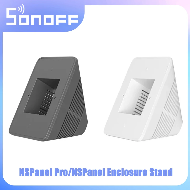 SONOFF Enclosure Stand PC V0 Easy Install Dim Gray White To Choose Act As Clock Thermostat For NSPanel Pro/NSPanel