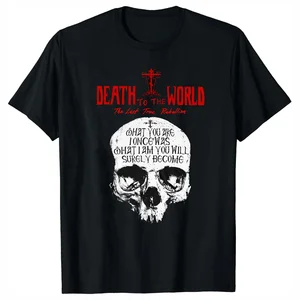 Camiseta casual de manga curta masculina, inscrita ortodoxa russa, camiseta de caveira 100% algodão com o pescoço, grandes dimensões, verão, nova, tamanho 2024 6 principais vendas camisa ortodoxo - №4