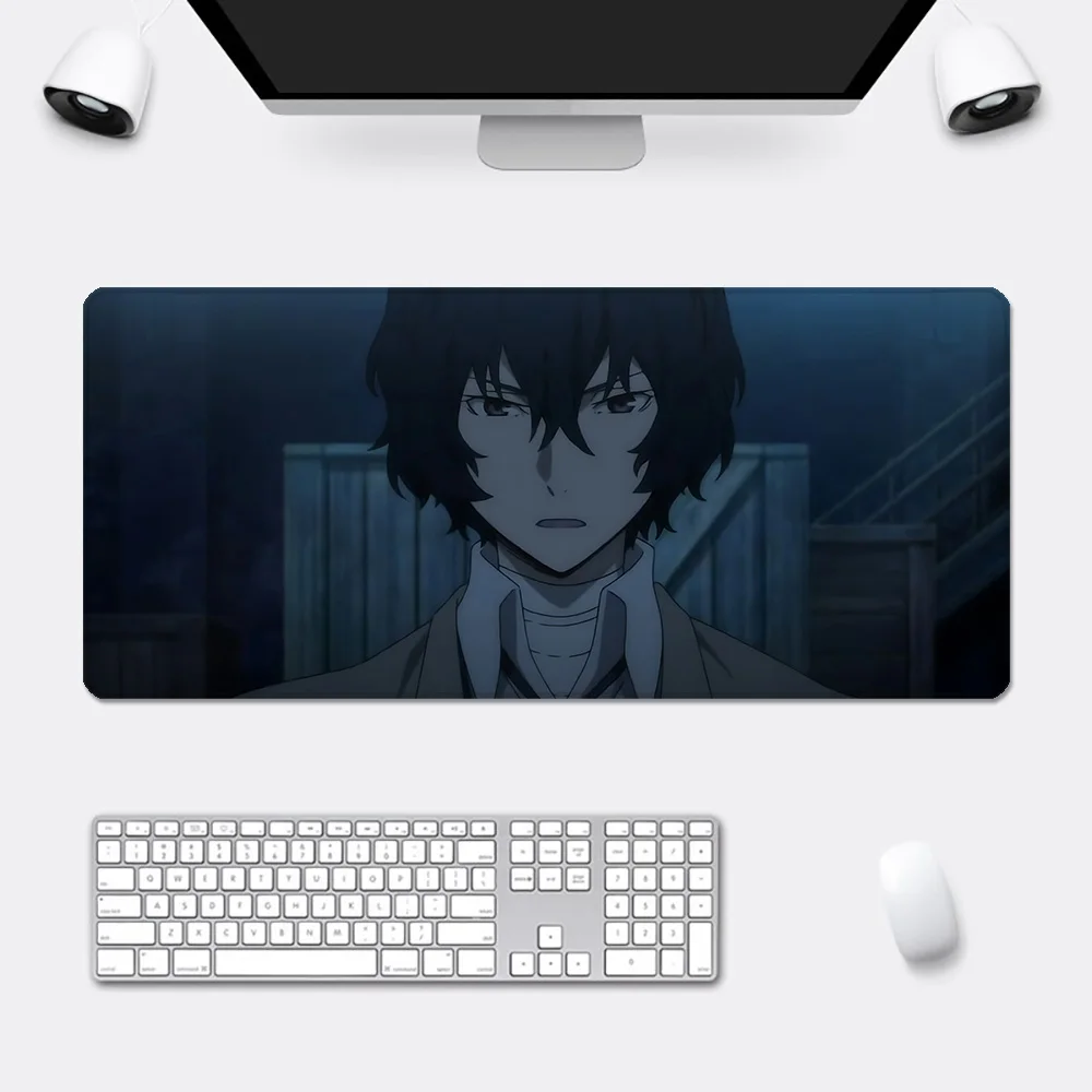 Bungo Stray Dog dazai osamu Mousepad HD Printing Computer Gamers Locking Edge Non-slip Mouse Pad XXL90x40cm Keyboard PC Desk Pad