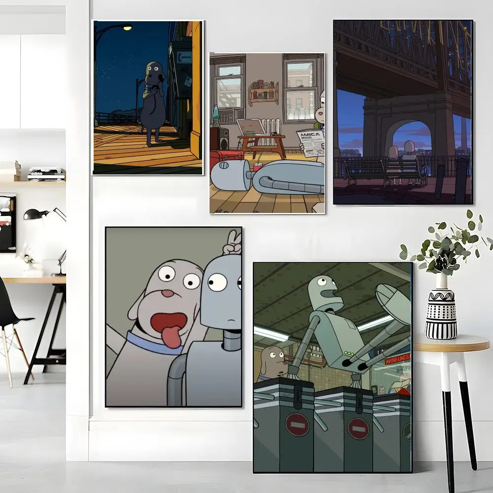 classic movie R-Robot Dreams-S Painting Calligraphy Artwork for Living Room Bedroom Office Home Decor