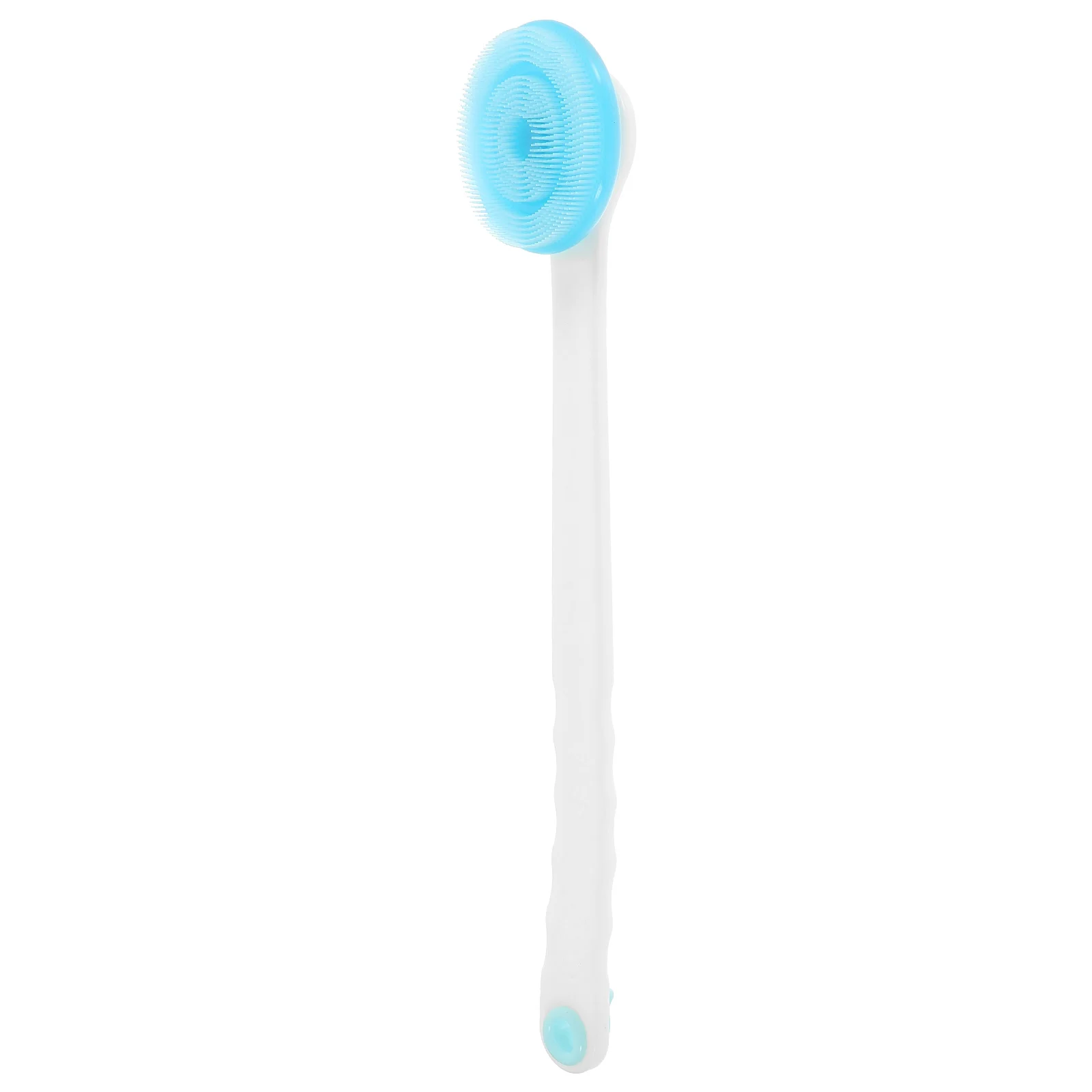 

Silicone Bath Brush 360 Degree Rotary Long Handle for Adults Sky Blue Removes Dust and Excess Oil Long Handle Brush