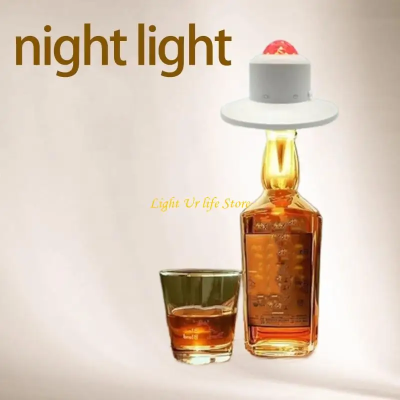 63HA Transportable Bottle Bedlight Constructed In Battery USB Charging ABS Substance For Home Parties