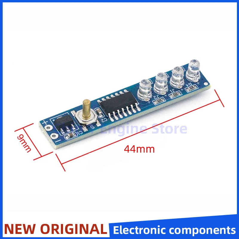 18650 Lithium Battery DIY 1S/2S/3S/4S Lithium Battery Capacity Indicator LED Display Board Power Level Indicator