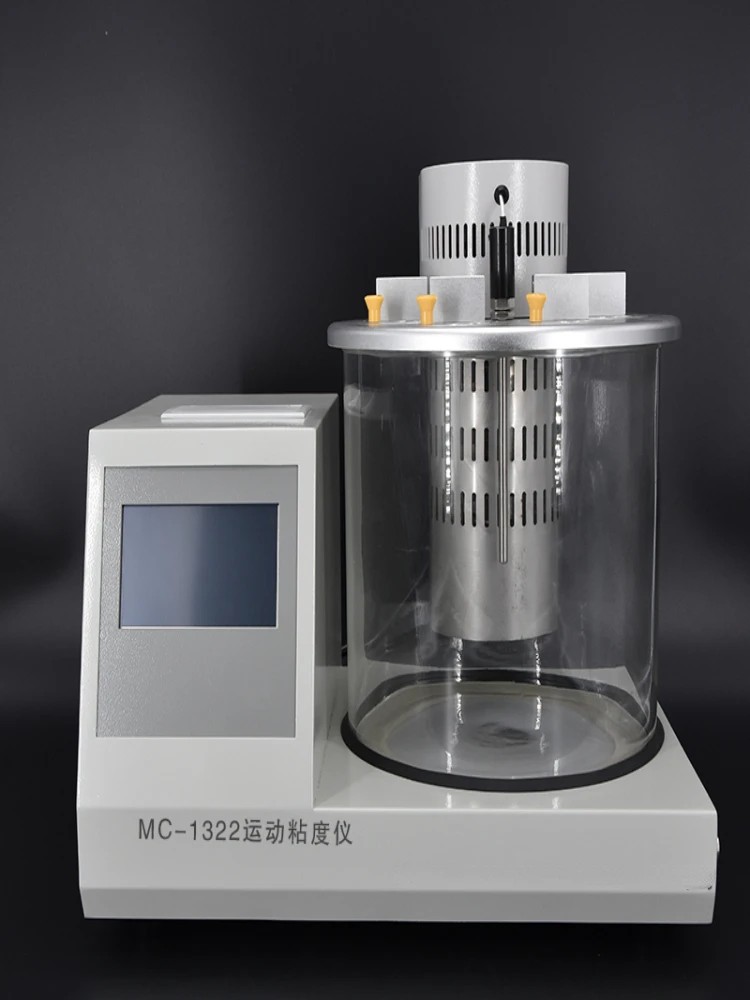 Automatic Kinematic Viscosity Tester Oil Diesel Lubricating Oil Petroleum Viscometer Oil Testing Tester New Product