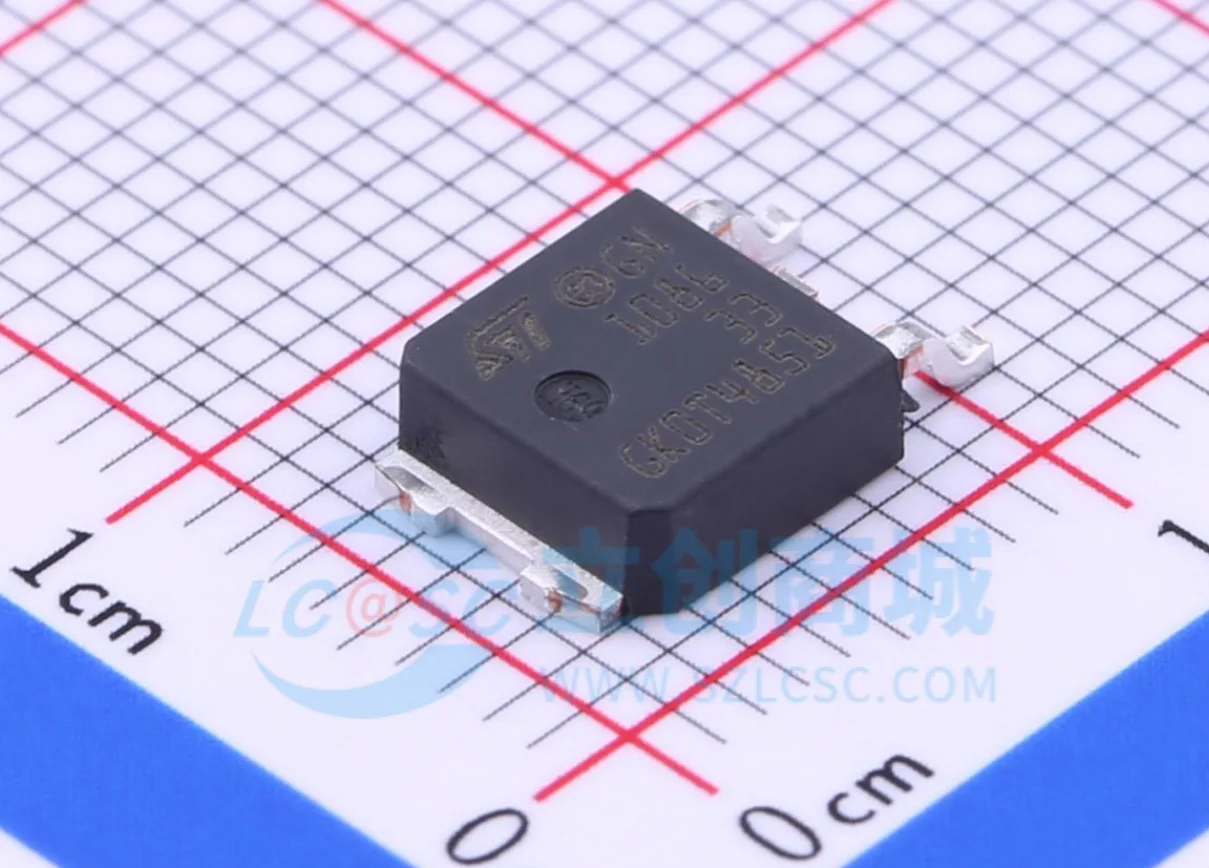 20PCS  Brand new original LD1086DT33TR LD1086-33 TO-252 low dropout linear regulator