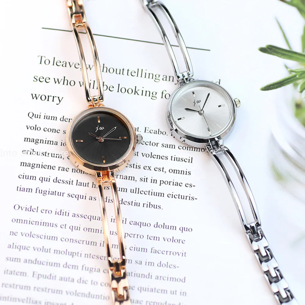 

Модные женские часы с маленьким циферблатом из розового золота, роскошный ремешок из сплава, женские часы-браслет, подарок, Relogio Feminino, кварцевые часы для женщин