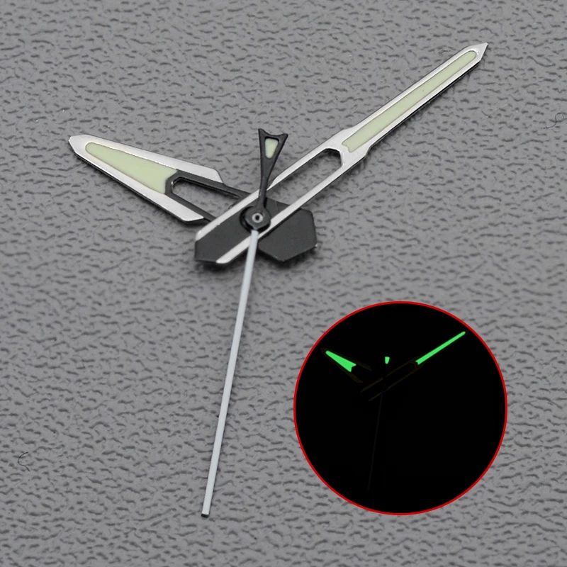 

9mm x 13mm x 13mm Green Fluorescent Hands NH35 NH36 Suitable for NH35, NH36, 4R35, 7S26 movements SKX007 SRPD Watch Parts