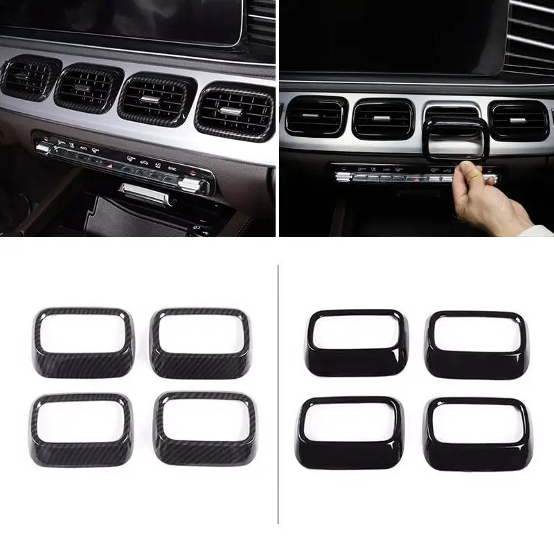 Car Center Console Air Outlet Frame Cover Trim For Mercedes Benz GLE Class W167 V167 GLE350/400d/450 GLE53 AMG GLS X167 GLS450