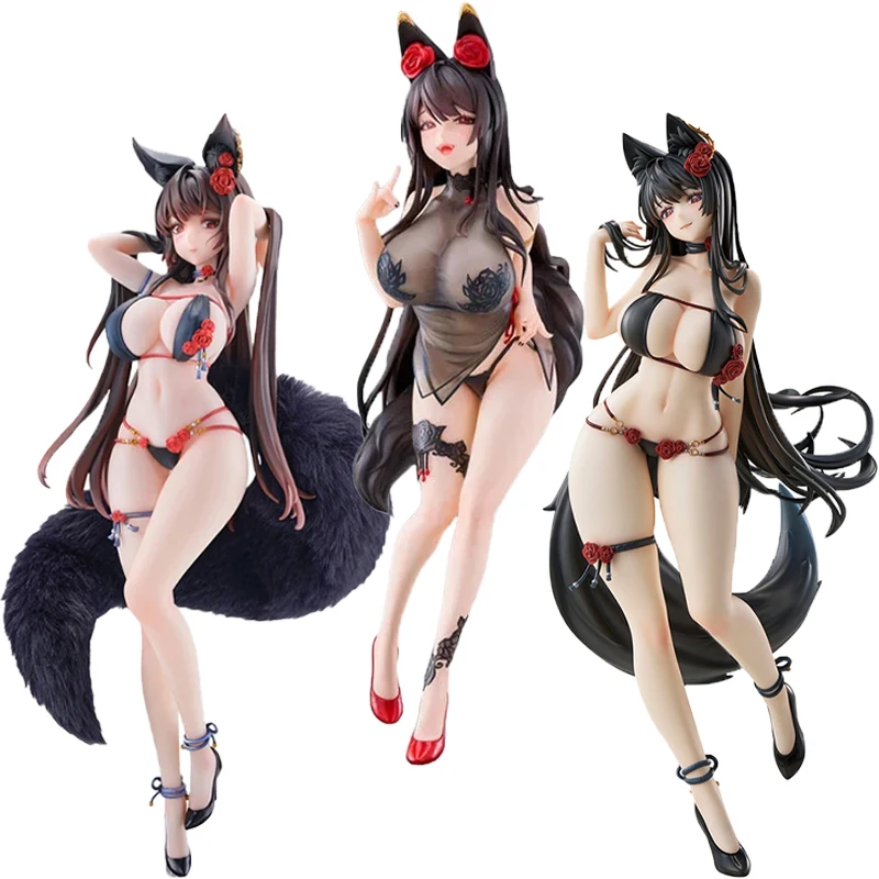 

In Stock Genuine Original Maxcute & BearPanda & Union Creative Rose Fox Girl Bara Action Anime Figure Collectible Model Doll Toy
