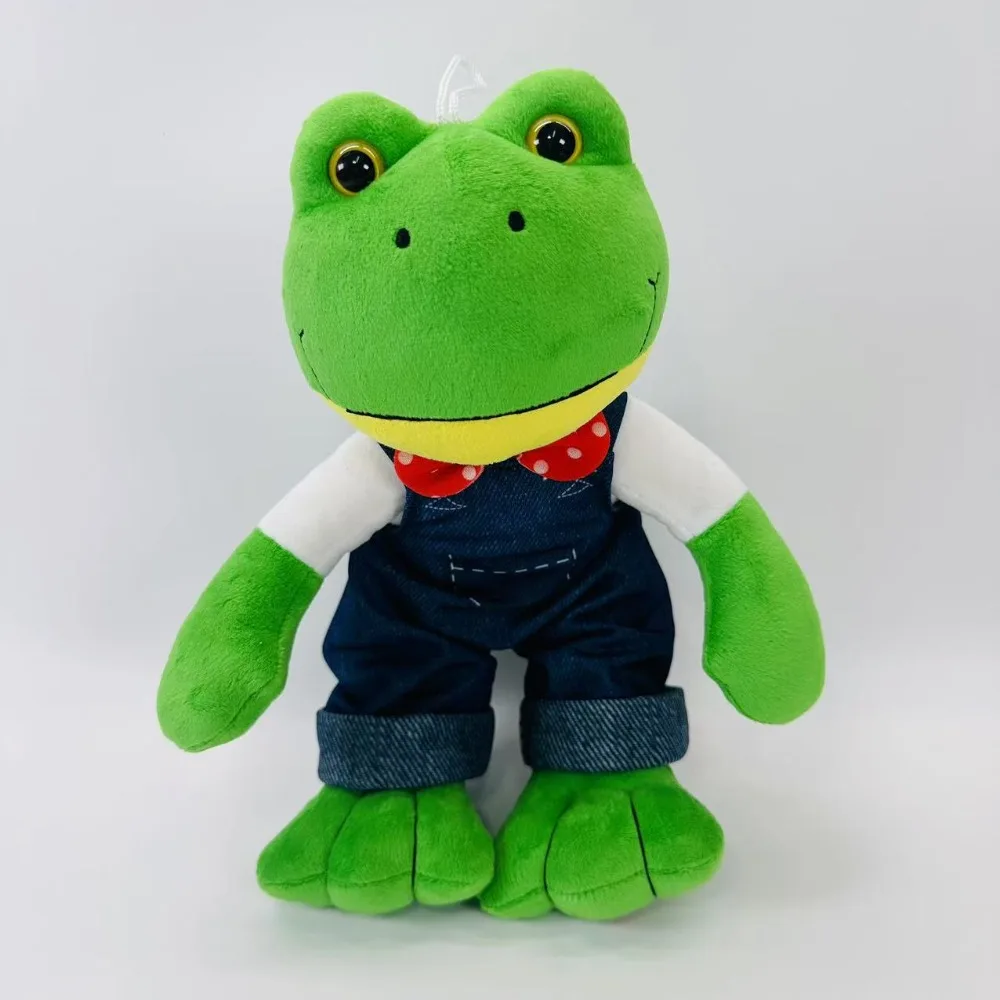 Lindo juguete de peluche de expresión mágica 25cm niña Plushie relleno Animai Rana muñeca Kawaii rana de pierna larga juguete suave regalo para niños niñas