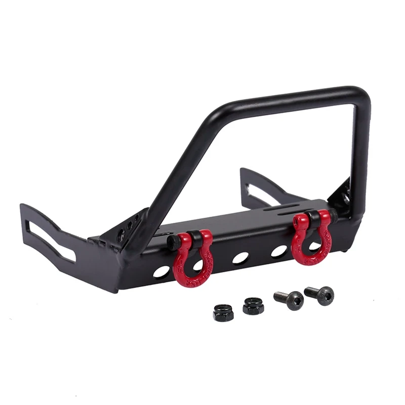 【STOCK】Metal RC Rock Crawler Car Front Bumper for 1/10 RC Crawler SCX10 TRX4 D90 CC01 Upgrade Parts,B