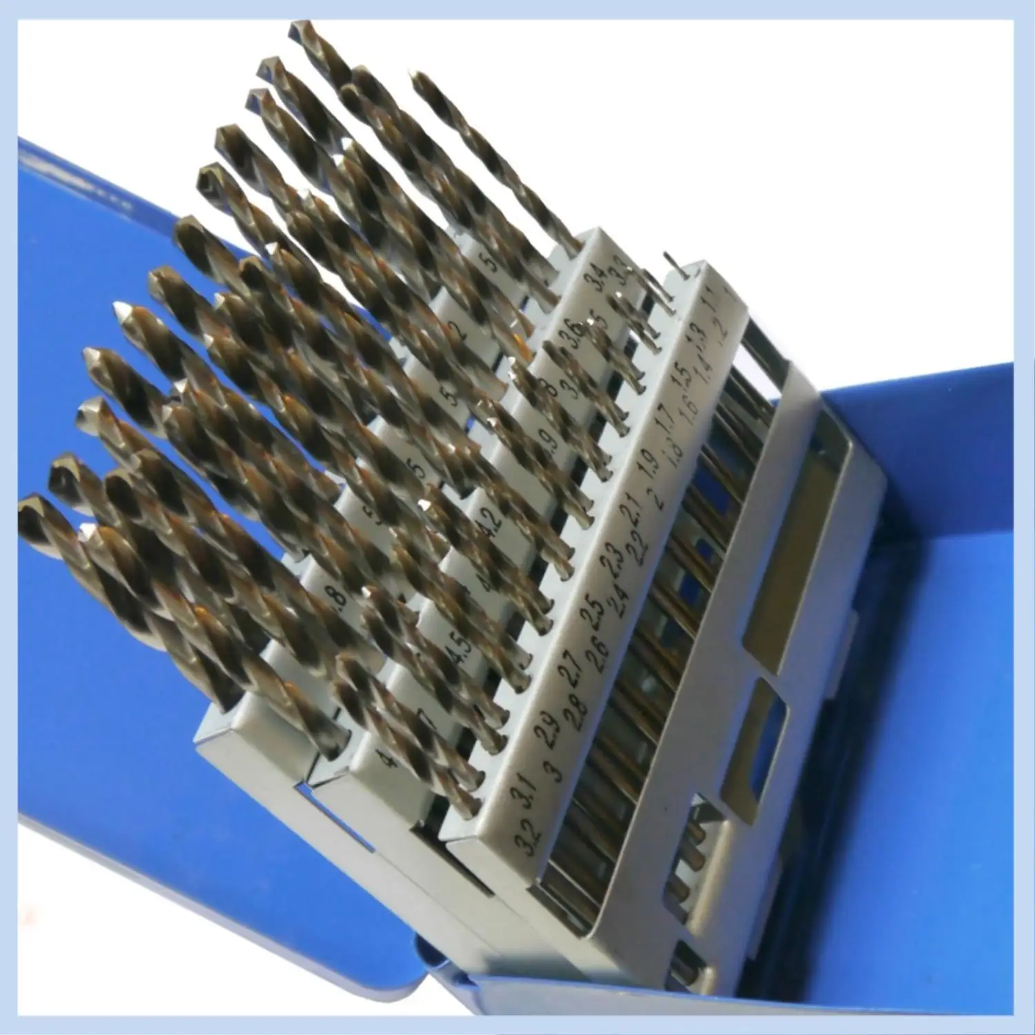 

AS63-51Pc Engineering Drill Bit Set Hss 1 - 6Mm In 0.1Mm Increments