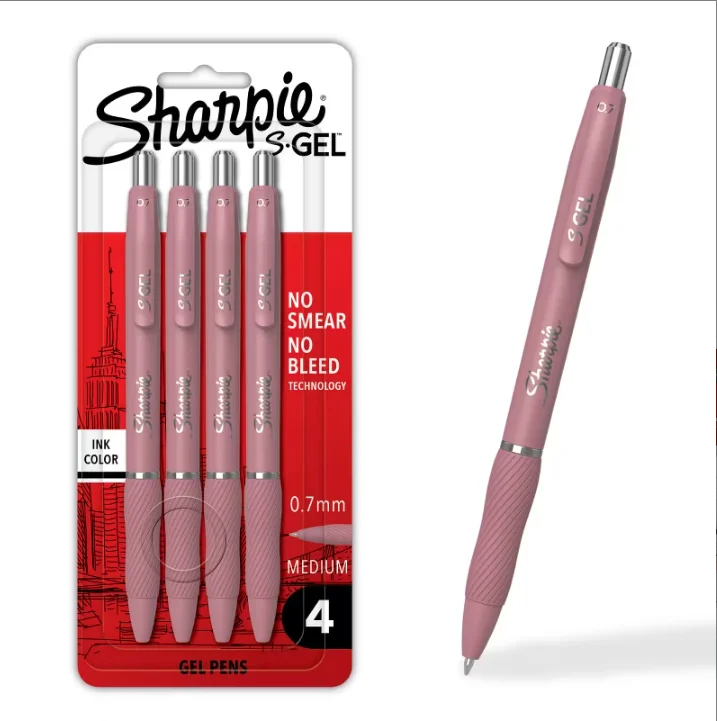 

Sharpie 4pk S-Gel Pens Black Ink 0.7mm Medium Tip