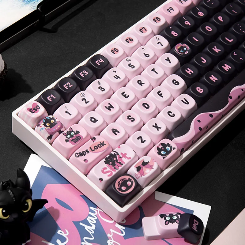 Little Devil Gaming Teclado Mecânico, Com Fio, Sem Fio, Bluetooth, Personalizado, Escritório, Silencioso, Presente, Zh100