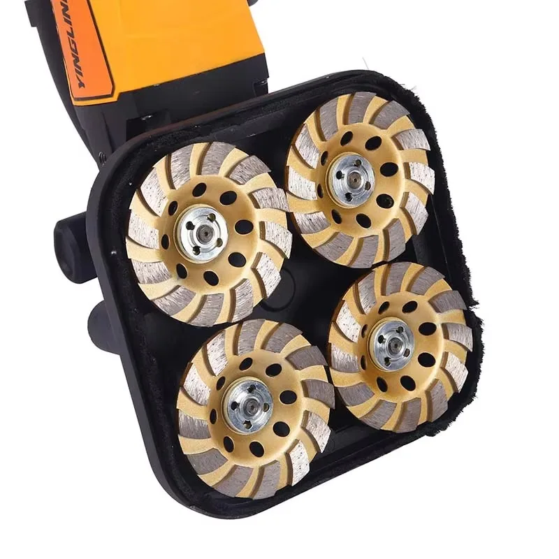 

Hot-selling 4-head concrete surface grinder floor grinder launched