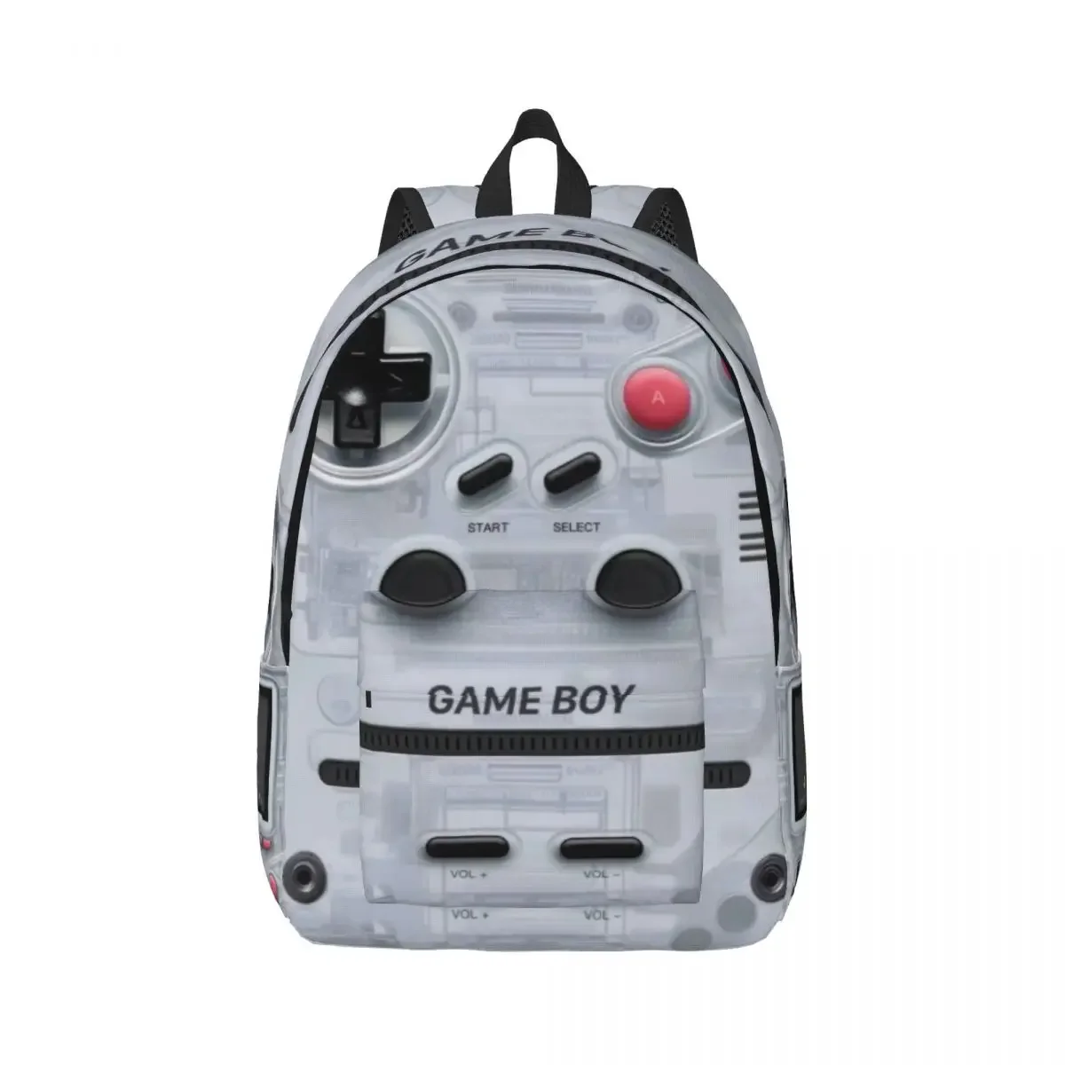

Game Boy Fashionable and avant-garde, fully printed, comfortable student backpack for carrying.