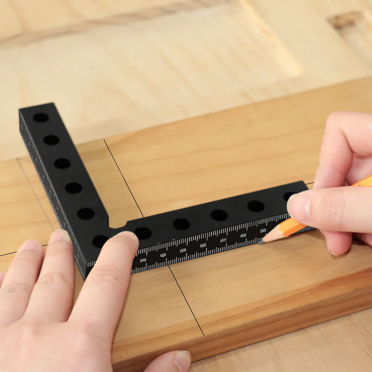 120/140mm 90 Degree L-Shaped Auxiliary Fixture Splicing Board Positioning Panel Fixed Clip Carpenter's Square Ruler New Design