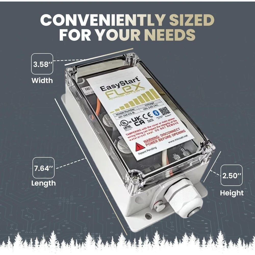 مجموعة أدوات البداية الناعمة الجديدة بلوتوث لمكيف الهواء المنزلي، RV والاستخدام التجاري، تعمل مع المولدات، تقلل من زيادة الطاقة - مشهورة #2