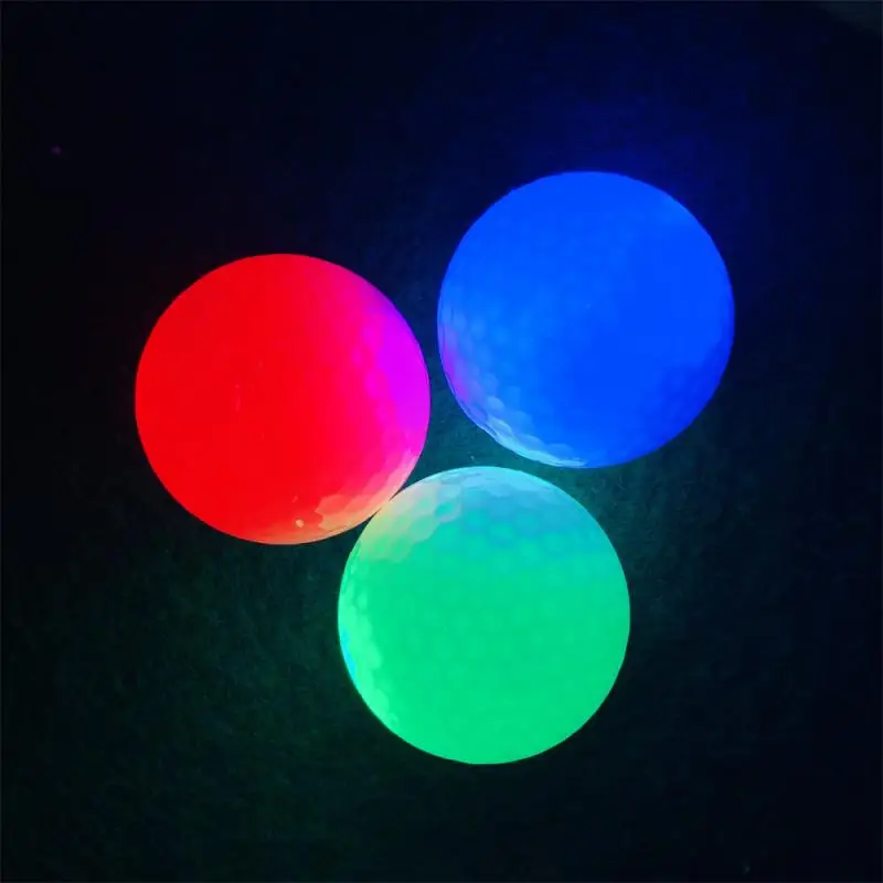 LED Golf Golf Steady Bright Golf Golf Flash Ball Luminous Ball Contains Sarin Material, Which Has Strong Resistance To Beating