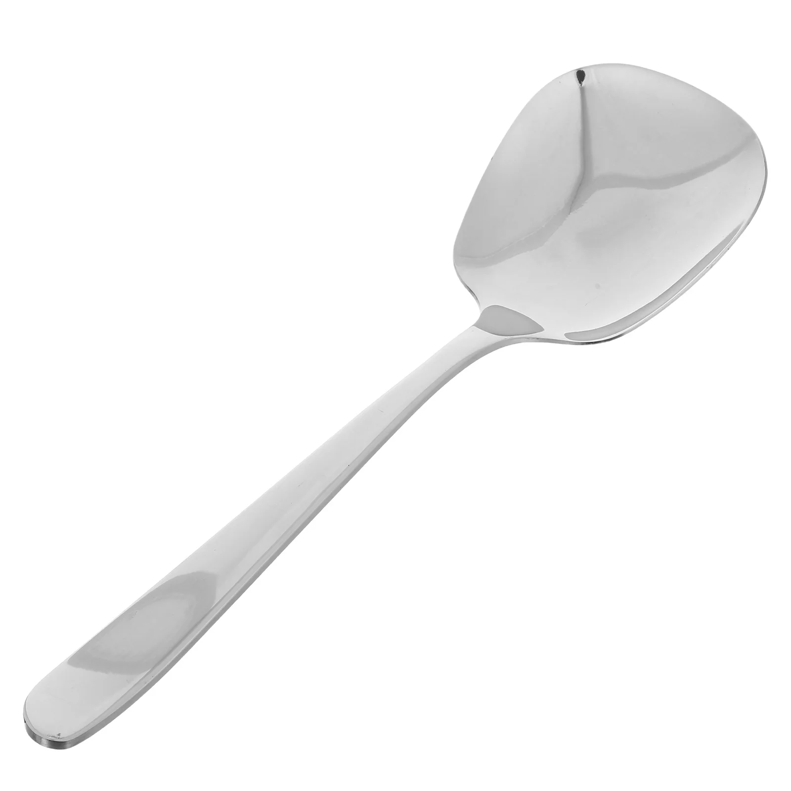 

Large Stainless Steel Serving Spoon Thick Long Handle for Buffet Salad Pasta Cooking Hotel Use Spoons Cutlery Metal Pasta Spoon