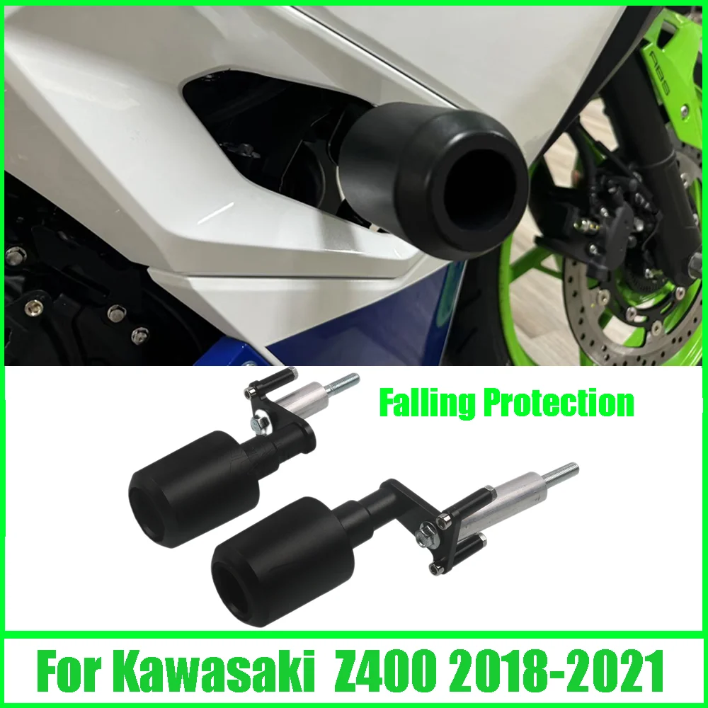 

NEW For Kawasaki Z400 Z400 2018-2021 Motorcycle Falling Protection Frame Slider Fairing Guard Crash Pad Protector