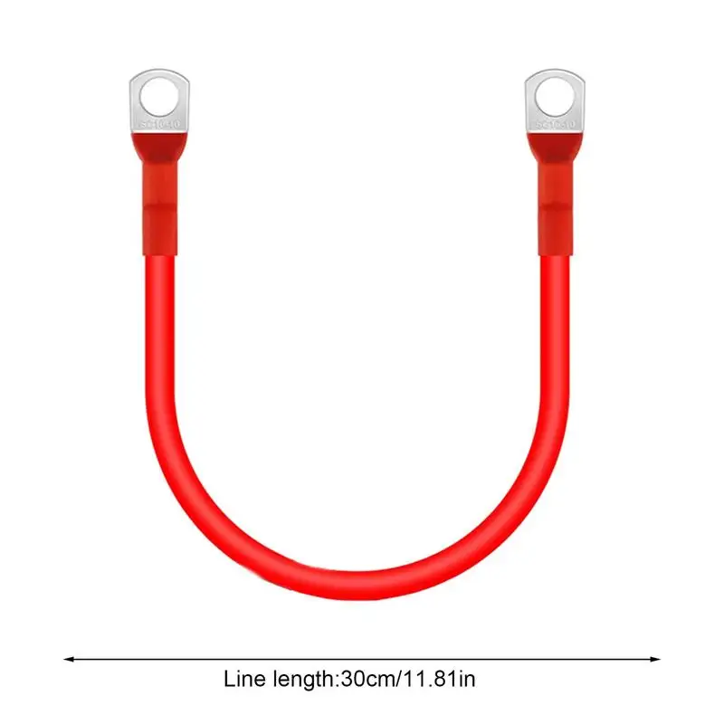 ソーラーバッテリーケーブル,端末,正および負のインバーター,頑丈なケーブルセット,5awg,16mm,rvバッテリーケーブル,自動車用,suvs