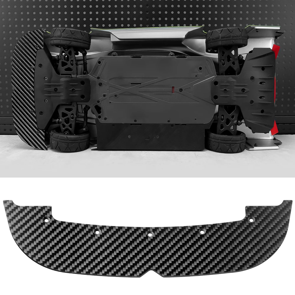 YEAHRUN Snelheidstest Beschermhoes/Auto Shell Kolom/Midden Chassis Bracket Mount voor ARRMA VENDETTA 3S 1/8 RC Auto Upgrade