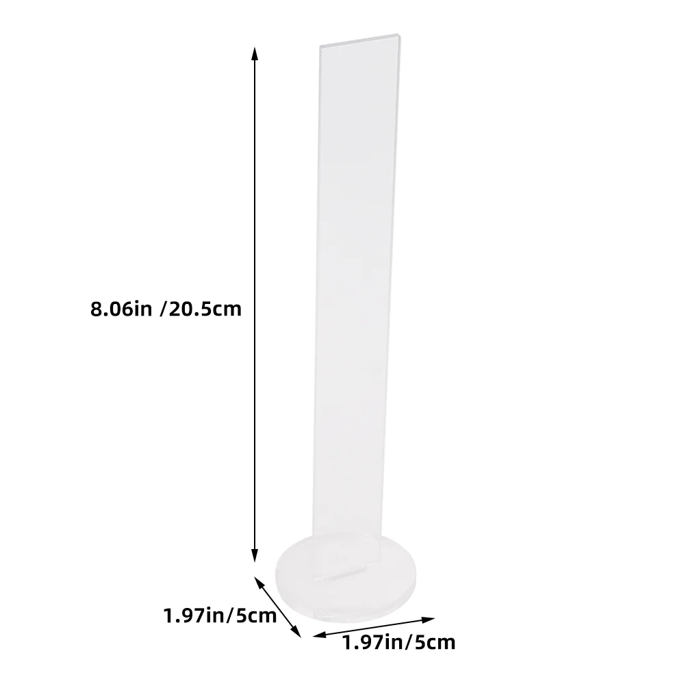 3 Pcs Organizer Acrylic Tape Holder Rack Shelf Jewelry Bead Tool Container Adhesive Invisible