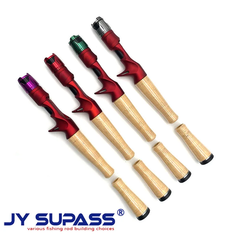 

JY SUPASS ACS rod building components Fishing Rod Cork Handle Reel Seat Locking Nut Fishing Accessories