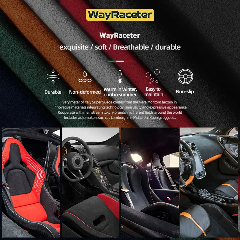 Made Of Alcantara Suede Wrapping ABS LHD Car Gear Shift Knob Cover For Audi A4 S4 B9 RS4 RS5 A5 S5 SQ7 Q7 4M Q5 SQ5 FY