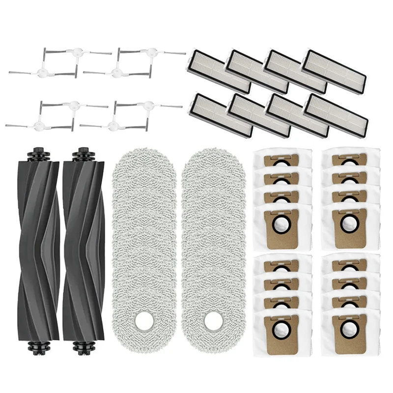 ABRG-для робота-пылесоса Xiaomi X10 + запасные части, аксессуары, основная боковая щетка, фильтр Hepa, швабра, мешок для пыли