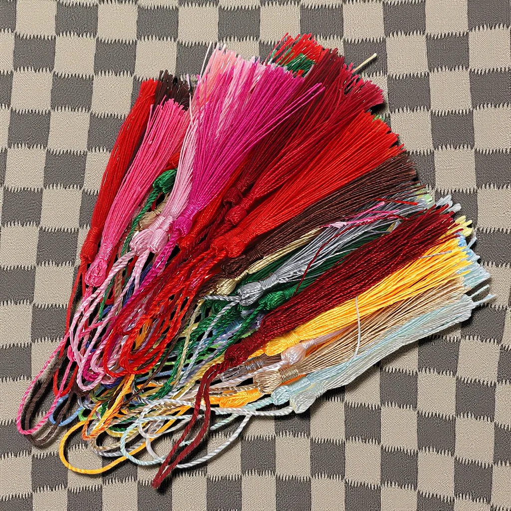 

50 Pcs Party Decorate DIY Tassel Bookmarks Craft Accessory Chinese Knot Decoration Tassels