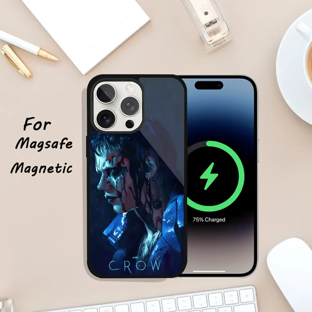 Movie The C-Crow 2024 Phone Case For iPhone 11 13 12 14 15 Plus Max Pro Magsafe Magnetic Wireless Charging shell