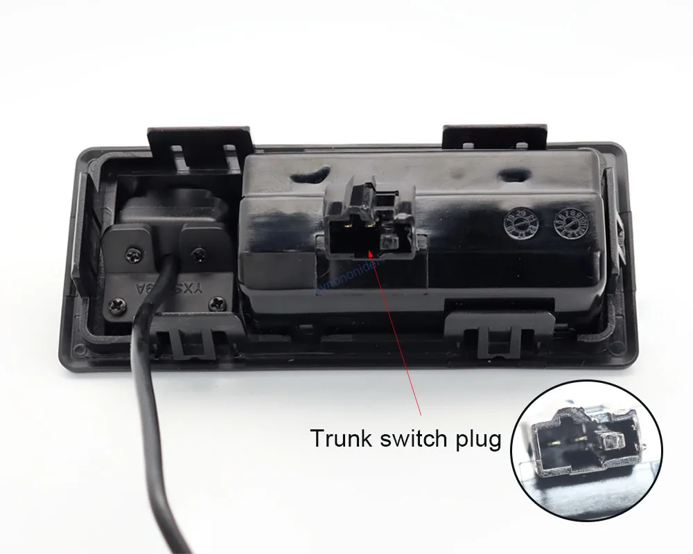 Canbus Dynamic Trajectory Reverse Camera For VW Tiguan II 2016 2017 2018 2019 2020 2021 2022 2023 Backup Work With MIB2 STD Unit