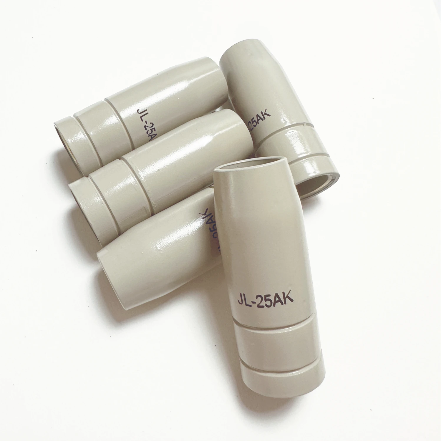 1/2/5/10 PCS 25AK Coated Protective Gas Nozzle Pure Non-Stick European Airless Protective Cover for MB MIG MAG Welding Torch 230